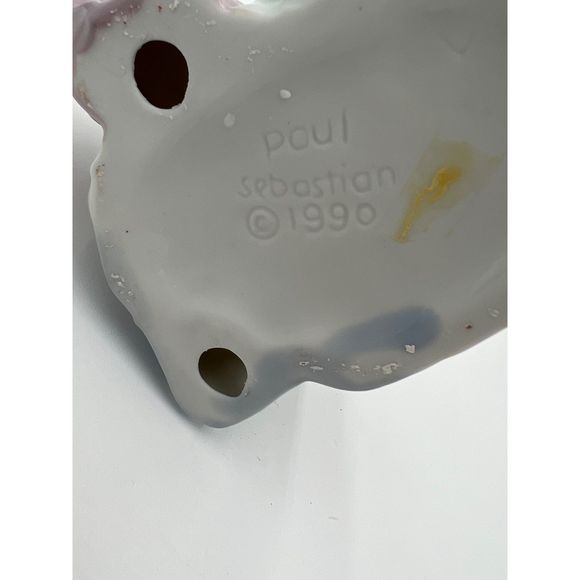 Vintage Porcelain Meico Mother and Daughter Figurine by Paul‎ Sebastian 1990 - Picture 3 of 3